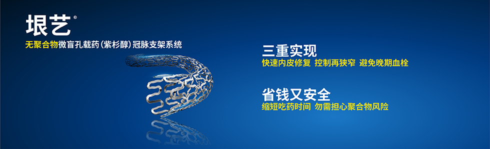 尊龙官方网站?无聚合物微盲孔载药冠脉支架系统(图1)